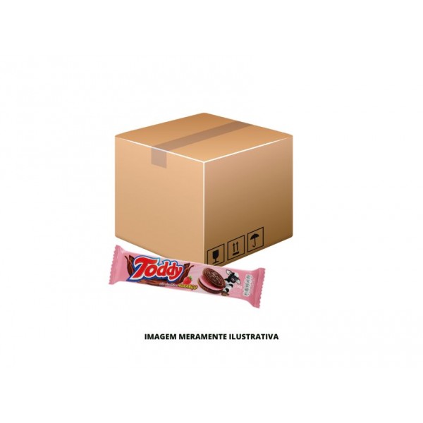 BISCOITO RECHEADO MORANGO TODDY 1X44X100G
